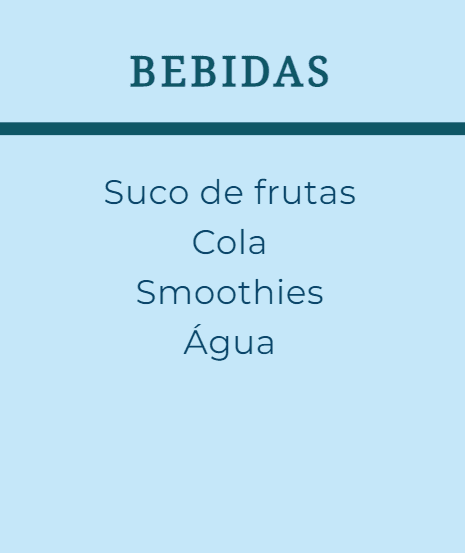 bebidas